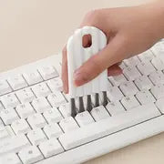 1pc Keyboard Cleaning Brush - Bendable Cup Cover Groove Gap Brush - Soft Bristles For Computer, Office & Household Cleaning