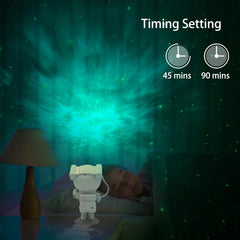 Astronaut Light Projector Great Gift for Kids - For Car / Room 360° Adjustable Design + Free Gift