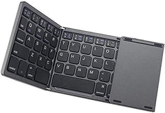 Mini Bluetooth 3.0 Foldable Keyboard Wireless Folding BT With Touchpad Keyboard compatible with Tablet PC Laptop Mobilephone