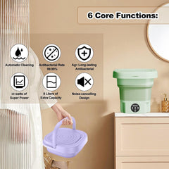 Folding Washing Machine Mini Baby Washer Suitable for Travel