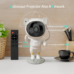 Astronaut Light Projector Great Gift for Kids - For Car / Room 360° Adjustable Design + Free Gift