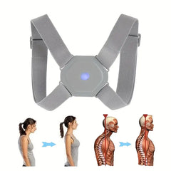 Intelligent Posture Corrector For Women Men Teens, Smart Electronic Posture Reminder With Vibration, Adjustable Upper Back Brace