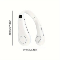 Fashion USB Charging Fan Wearable Neck Fan 3 Speeds For Choosing Summer Outdoor