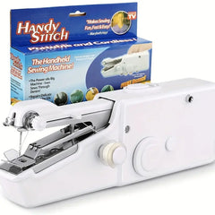 1pc Portable Handheld Sewing Machine Household Mini Electric Stitching And Patching Clothes Needlework Bag